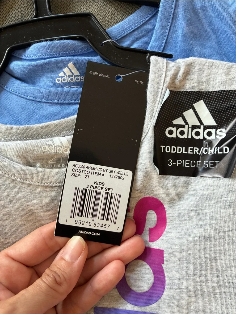adidas Toddler Matching 3 piece set